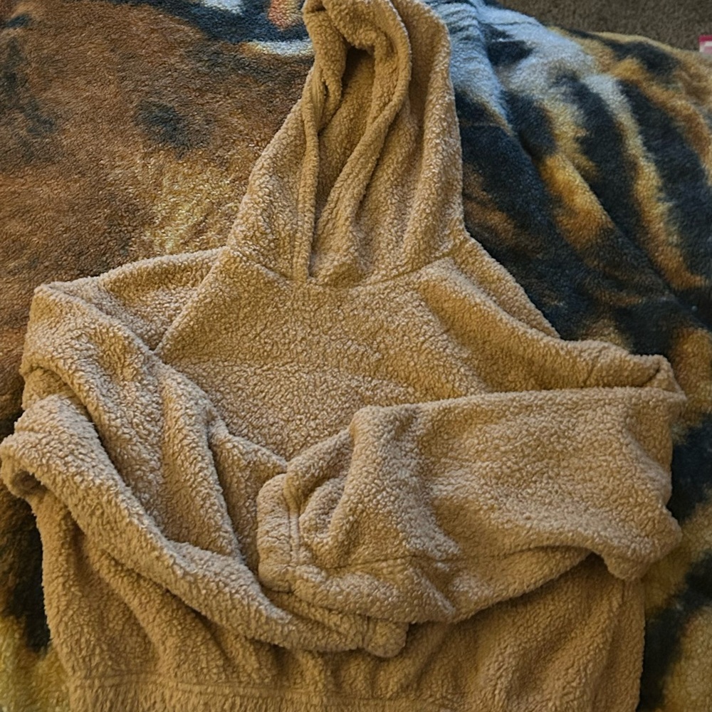 H&M Cozy Tan Kids Hoodie